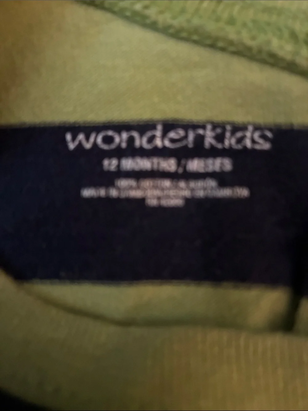 Wonderkids Green and Black Striped Baby One-Piece